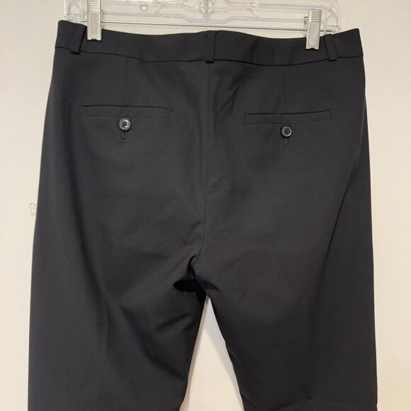 Banana Republic Womens Pants Black Size 8 Harper Pant Mid Rise Wool Blend Career - Picture 4 of 7